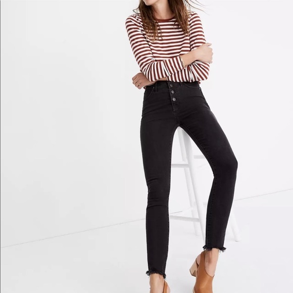 Madewell 10 inch high rise skinny jeans - Picture 2 of 11